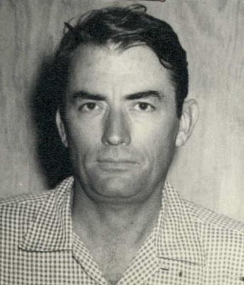 Gregory Peck immigration photo.