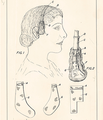 Myra Juliet Farrell complete specification for a truss for rectifying slackness in facial muscles 1930