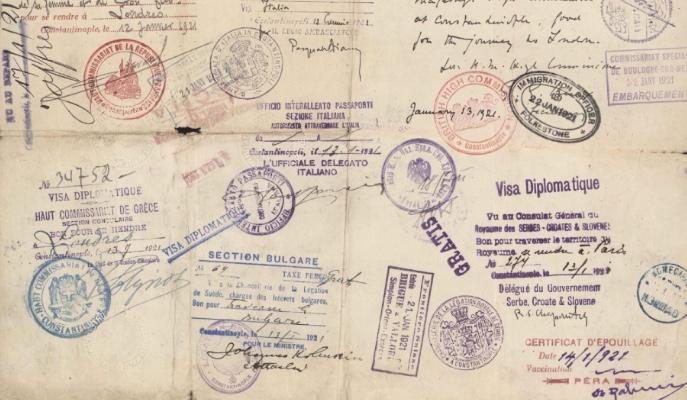 Visa stamps