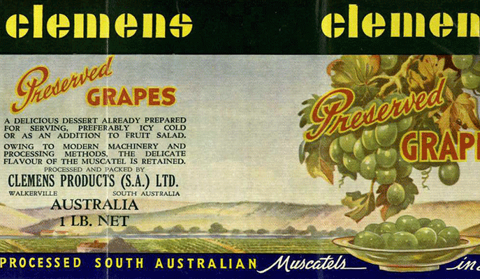 Elemens preserved grapes